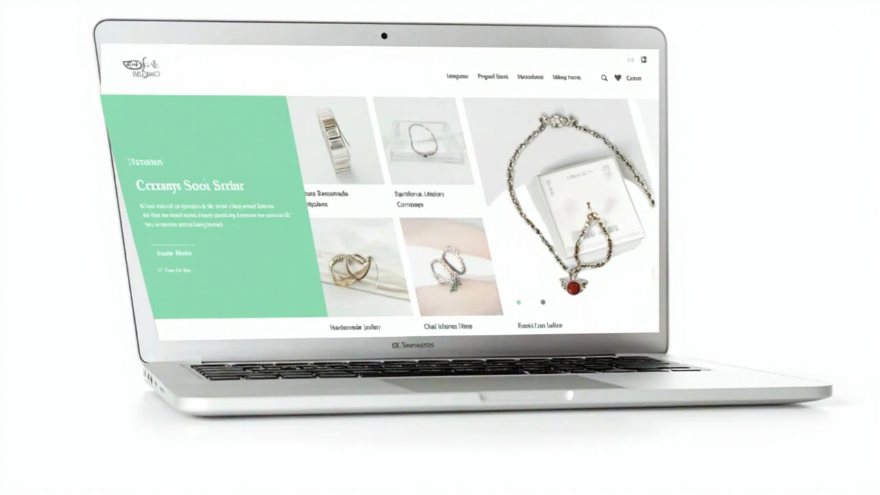 Online store website example