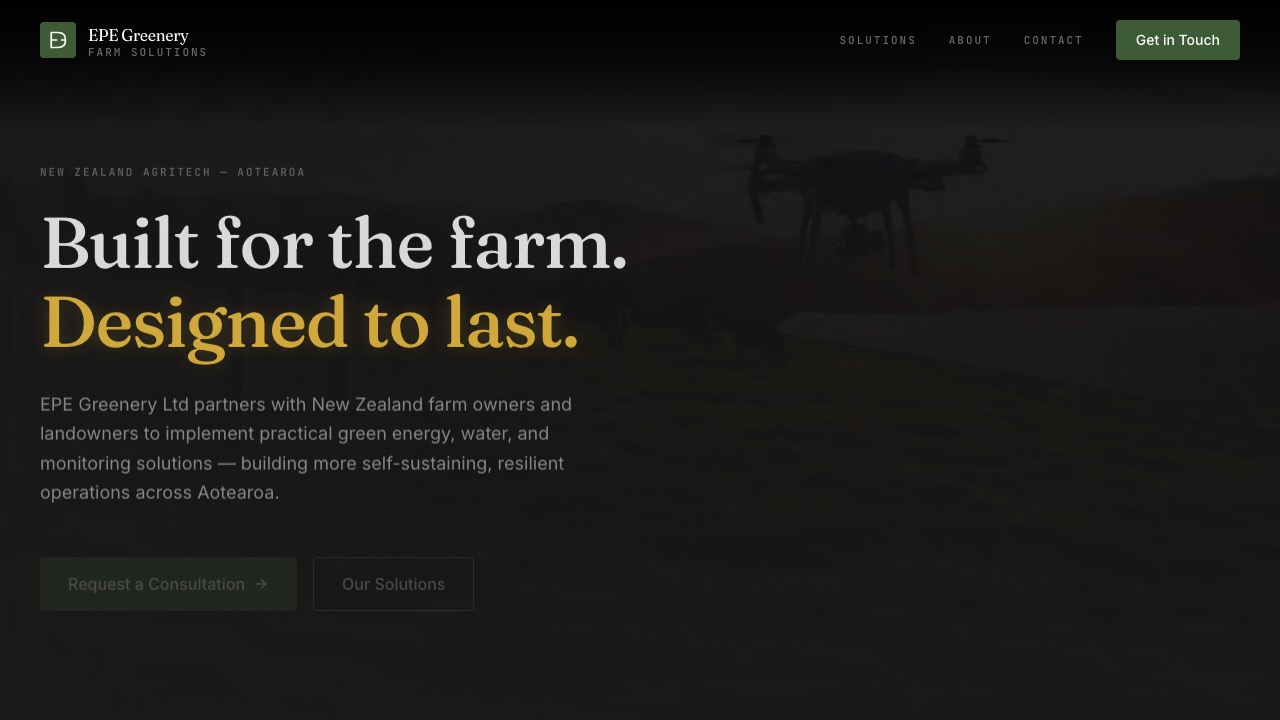 EPE Greenery website screenshot